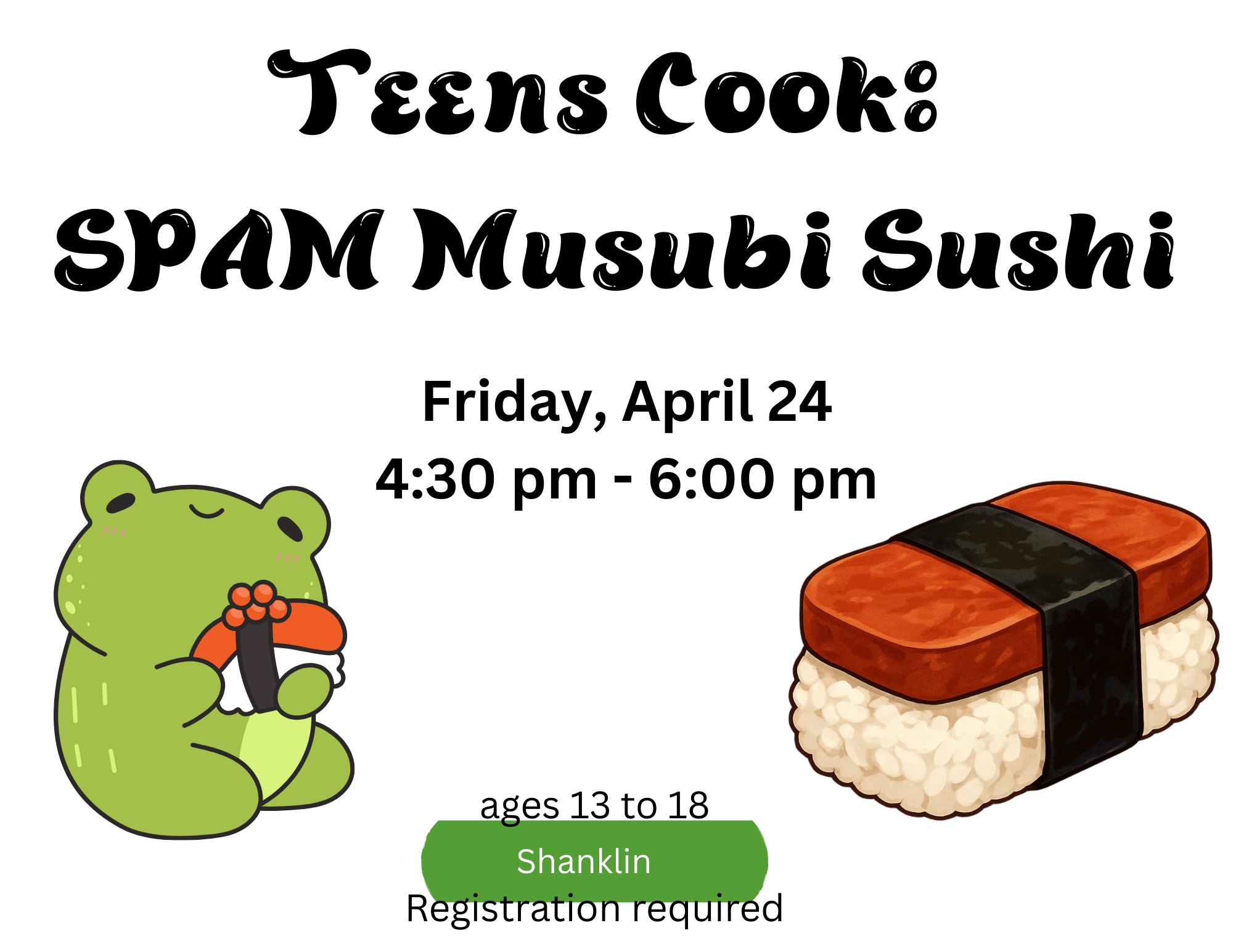 East Lincoln Teens Cook April 24