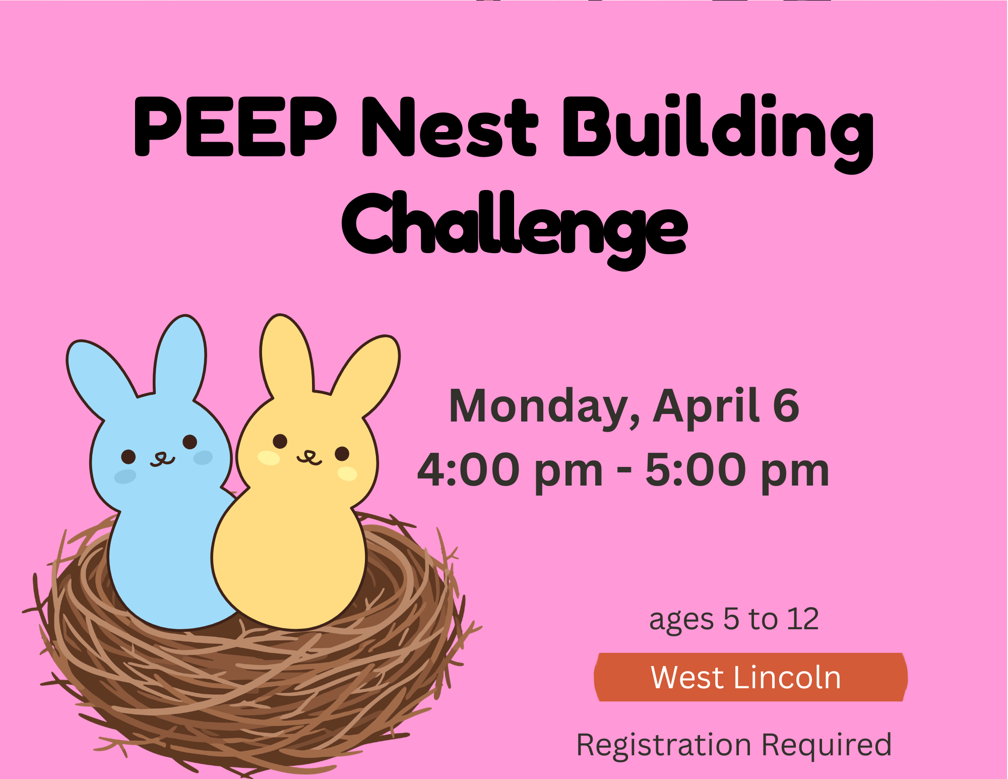 West Lincoln PEEP nest building challenge, April 6